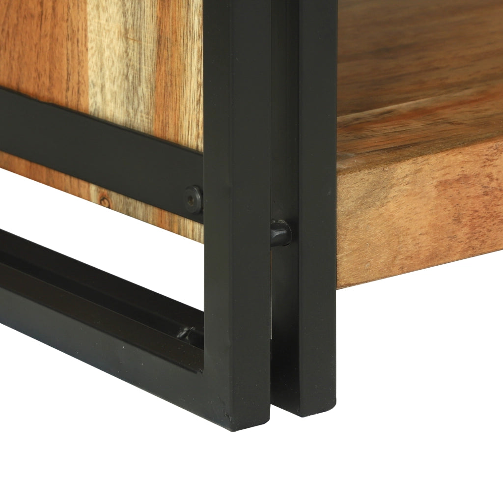 Tavolino da caffÃ¨ 120x50x38 cm Legno massello di acacia