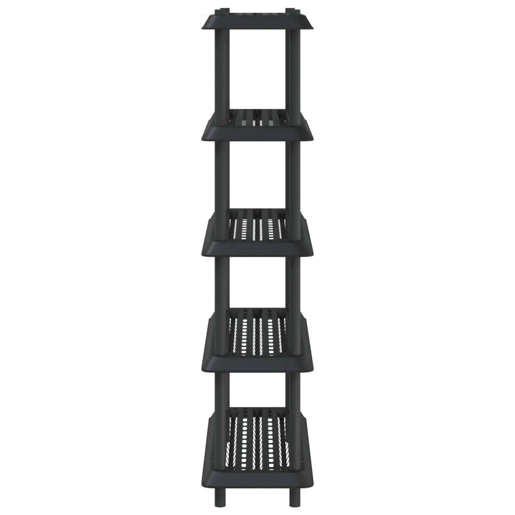 Unità di scaffalatura 5 livelli 100 x 40 x 177 cm PP Antracite 8011752