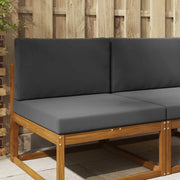 Cuscino per divano da esterno 2 pcs Antracite Poliestere