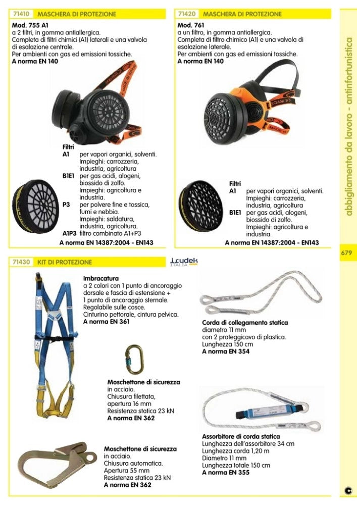 1pz assorbitore di energia con corda statica en355 cod:ferx.3187