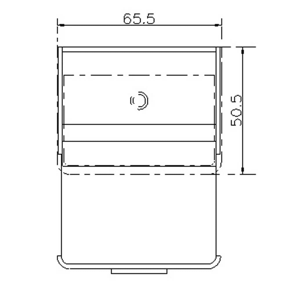 Mobile Lavatoio Sospeso 65,5x50,5x56 cm 1 Cassetto Montegrappa Novella Dipiù Antracite