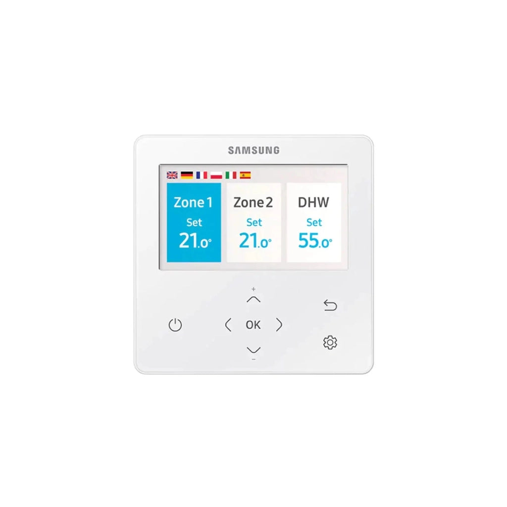 Pompa di Calore Aria-Acqua Splittata ClimateHub Samsung AE120RXYDEG/EU + Bollitore AE260RNWMEG/EU di 260 litri con Comando Incluso