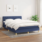 Giroletto a Molle con Materasso Blu 140x190 cm in Tessuto 3140855