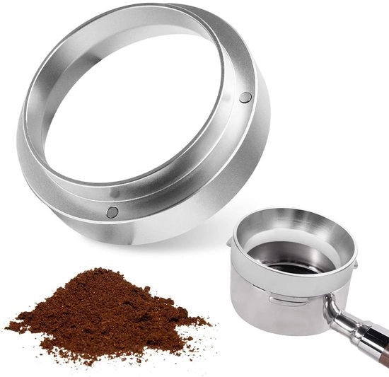 Accessorio per macchina da caffè - Correttore di dosaggio magnetico - Doseur di caffè - Tappo per filtro di caffè - Accessorio per riduzione dei rifiuti - Materiale in alluminio di alta qualità - 51 mm - Correttore di dosaggio per caffè