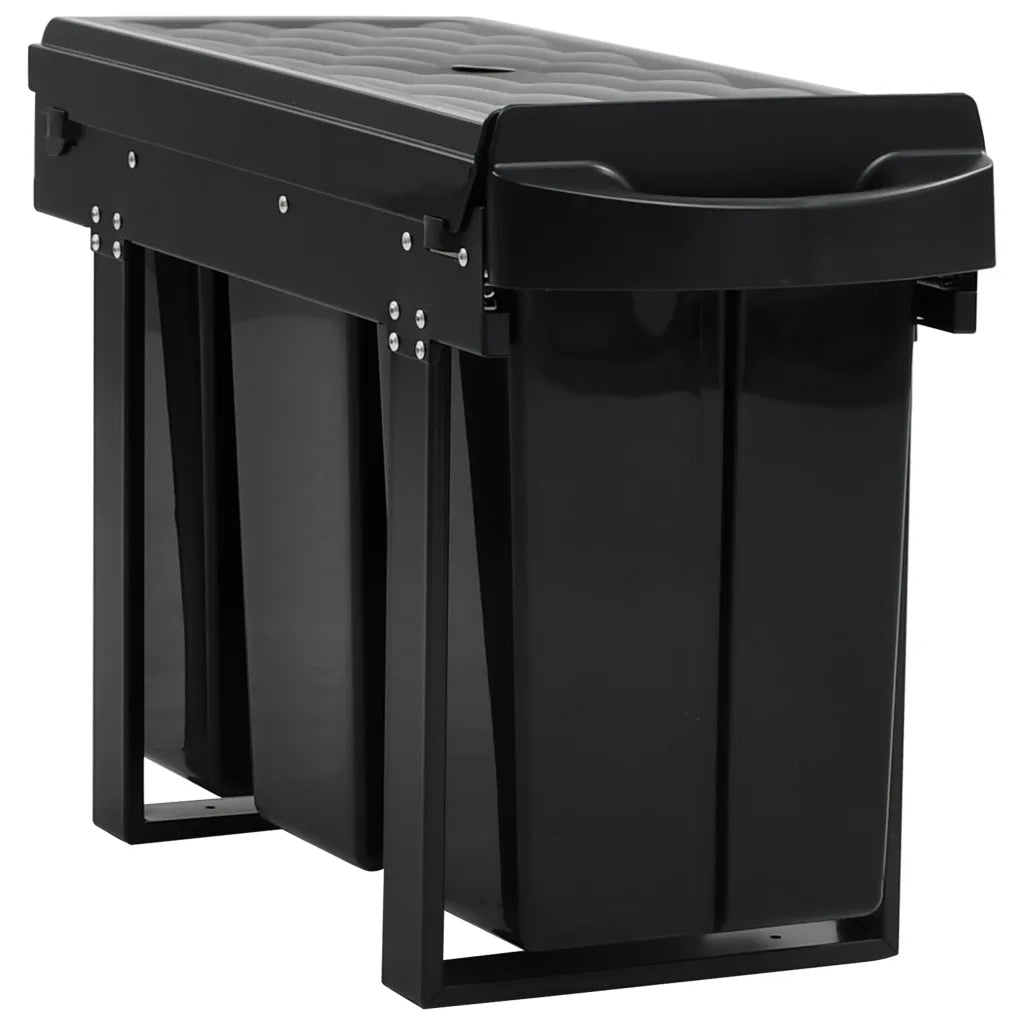 Cestino Estraibile per Mobile Cucina-Scaffale per Cucina Chiusura Ammortizzata 36L 290452