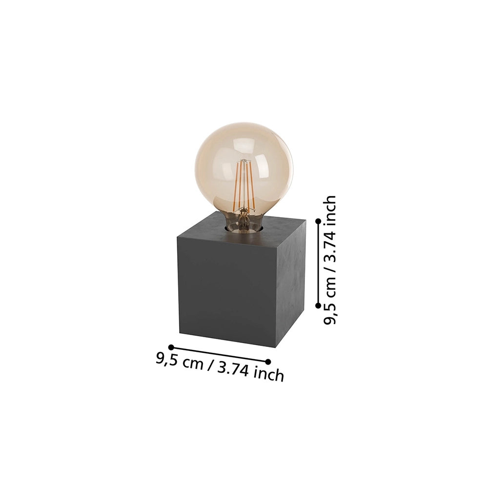Lampada Da Scrivania Contemporanea Prestwick 2 1 Luce Legno Nero
