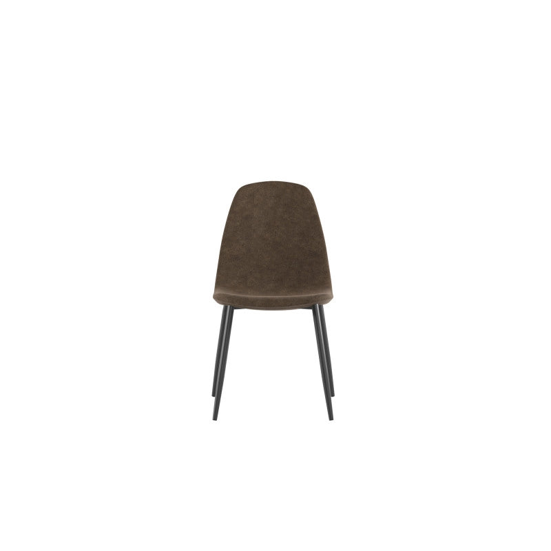 Sedia in similpelle Brigitte 44cm X 50cm H 84cm Stones
