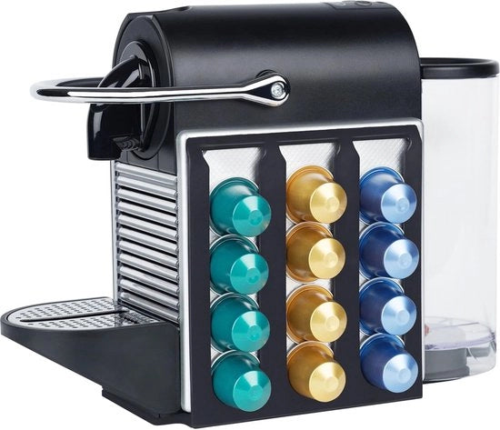 Sostegno per Capsule di Caffè - Sostegno per Capsule di Caffè con Ripiano per Capsule, Dispensiere per Capsule, Sostegno per Pad per Capsule, Sostegno per Capsule, Sostegno per Capsule per Ufficio e Cucina