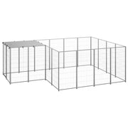 Gabbia per Cani Argento 6,05 mÂ² in Acciaio   cod mxl 48575