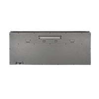 Camino Elettrico Da Parete A Incasso Frontale 127x14x45 cm Chicago Nero