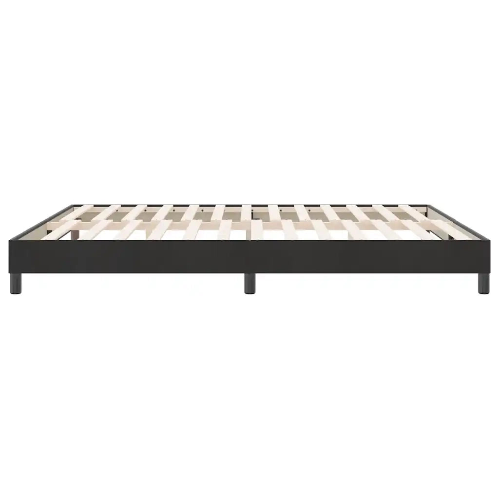 Giroletto a Molle senza Materasso Nero 180x210 cm in Velluto 3315839