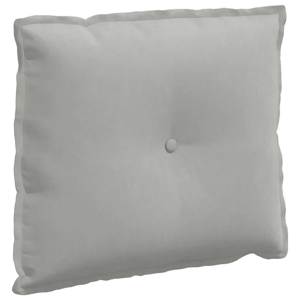 Cuscino per Schiena | Cuscino dorsale Grigio chiaro 60 x 50 cm