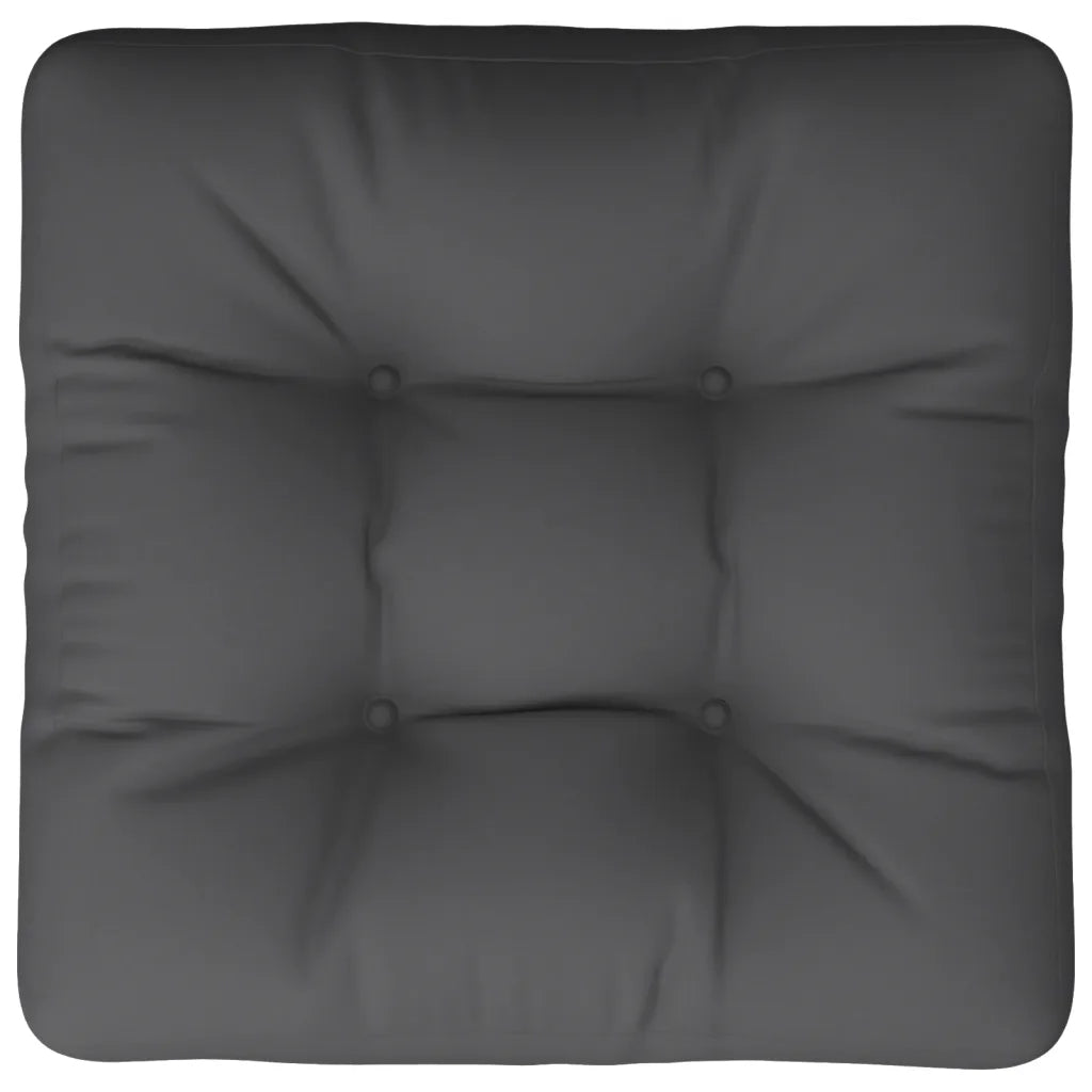vidaXL Cuscino per Pallet Antracite 50x50x12 cm in Tessuto