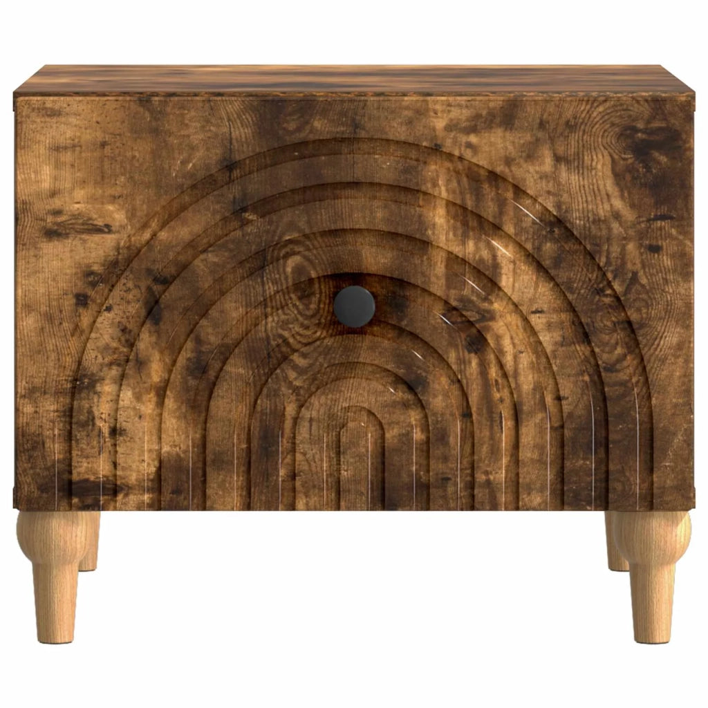 Tavolino da salotto con cassetto Rovere Fumo 49 x 50 x 40 cm