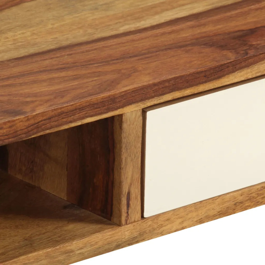 Tavolino da Salotto 110x50x35 cm in Legno Massello di Acacia 246223
