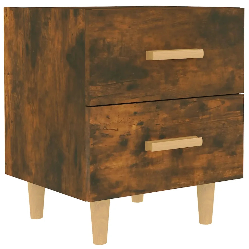 Comodino in Rovere Fumo 40x35x47,5 cm 817285