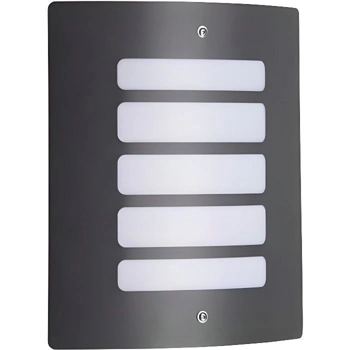 Lampada da parete per esterno Todd - BRILLIANT - H29cm - Antracite - 60W - Linee curve