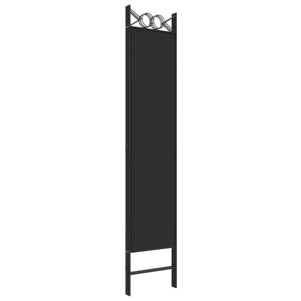 Divisorio a 4 Pannelli Nero 160x200 cm in Tessuto cod mxl 65890