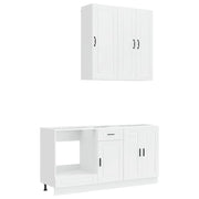 Unità Cucina PORTO 5 pcs Bianco Lucido Legno ingegnerizzato 3438289