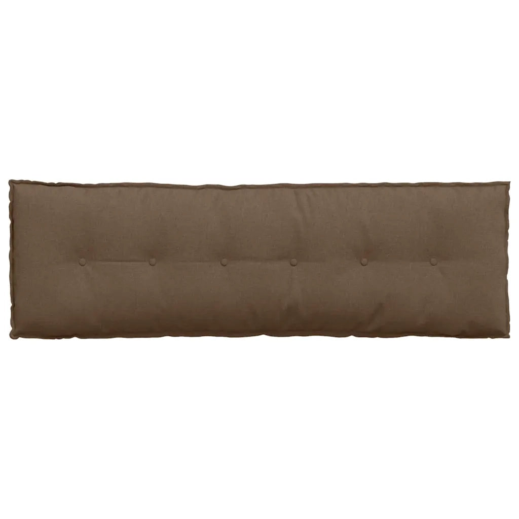 Cuscino per Schiena Marrone 160 x 19 x 50 cm Tessuto