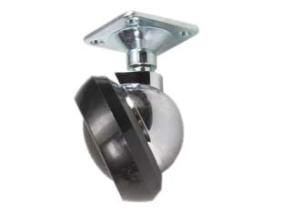RUOTE MEZZA SFERA CON PIASTRA- - ø mm.42 piastra mm.28x28 - 4 pezzi