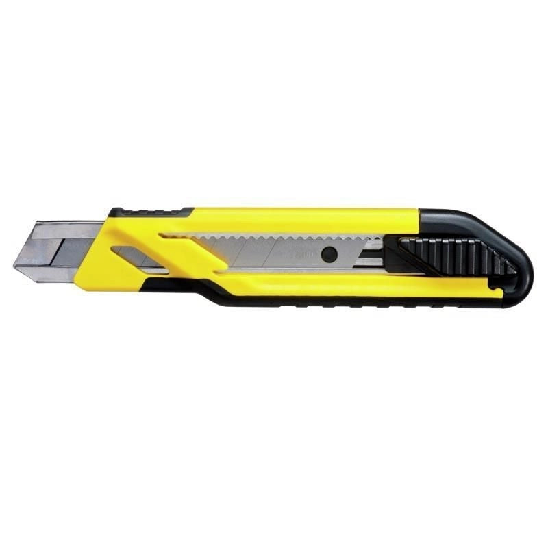 Stanley 0-10-280 Taglierino a Lama Spezzare Autobloccante 18 mm colore Giallo