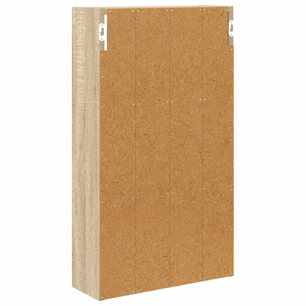 Armadio da bagno a muro Rovere Sonoma 40 x 14 x 70 cm