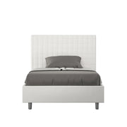 Letto Singolo 80x190 cm con Rete Sunny Bianco