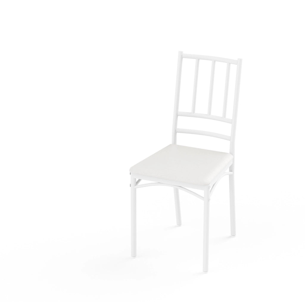 Set tavolo da pranzo con 4 sedie, 110 x 60 cm