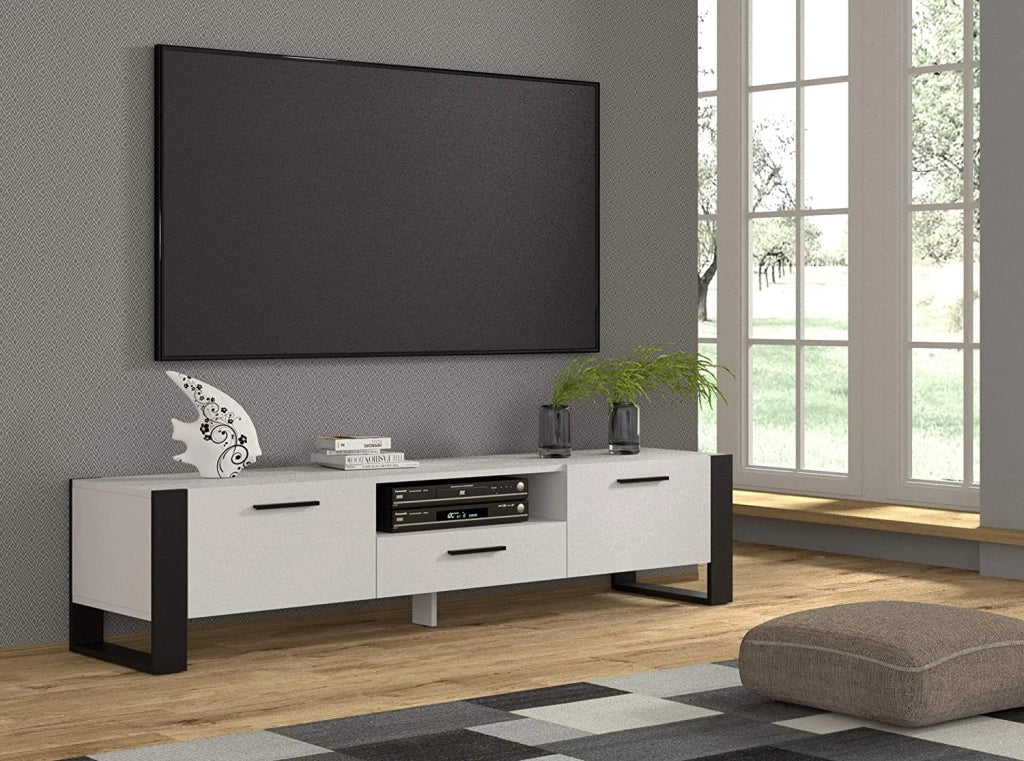 ARMADIO TV NUKA 200 BIANCO OPACO