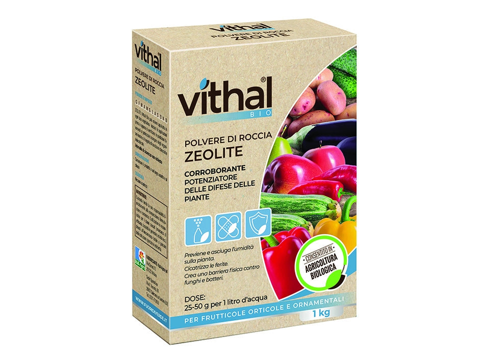 POLVERE DI ROCCIA ZEOLITE VITHAL BIO  kg.1    VITHAL