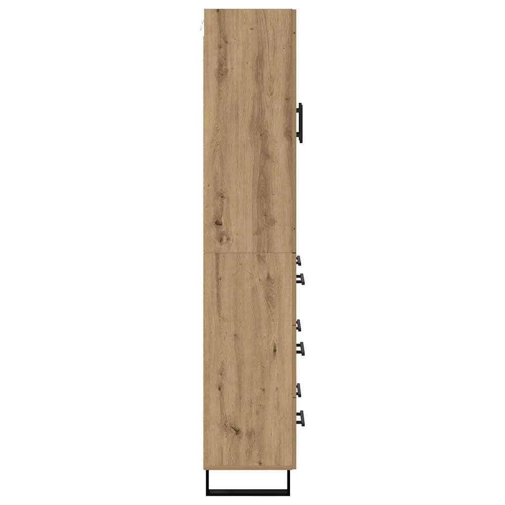 Credenza con cassetto Rovere artigianale 69,5 x 34 x 180 cm