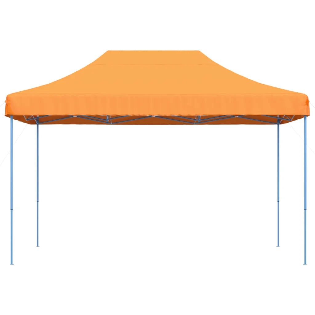 Tenda da Festa Pieghevole Pop-Up - Gazebo Arancione 410x279x315 cm