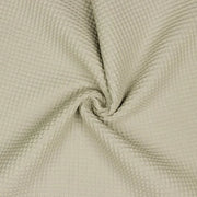 Tessuto wafelpiqué 1m 100% cotone Oeko-Tex Senza metro più di 40 colori disponibili tessuto a waffle (008 I Beige)
