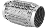 Uscita Flexibile 76mm x 150mm - Piastra di Scarico Universale - Sfiatatoio Interno a Guscio - Riduce Vibrazioni - Migliora Prestazioni di Scarico - Uscita Flessibile