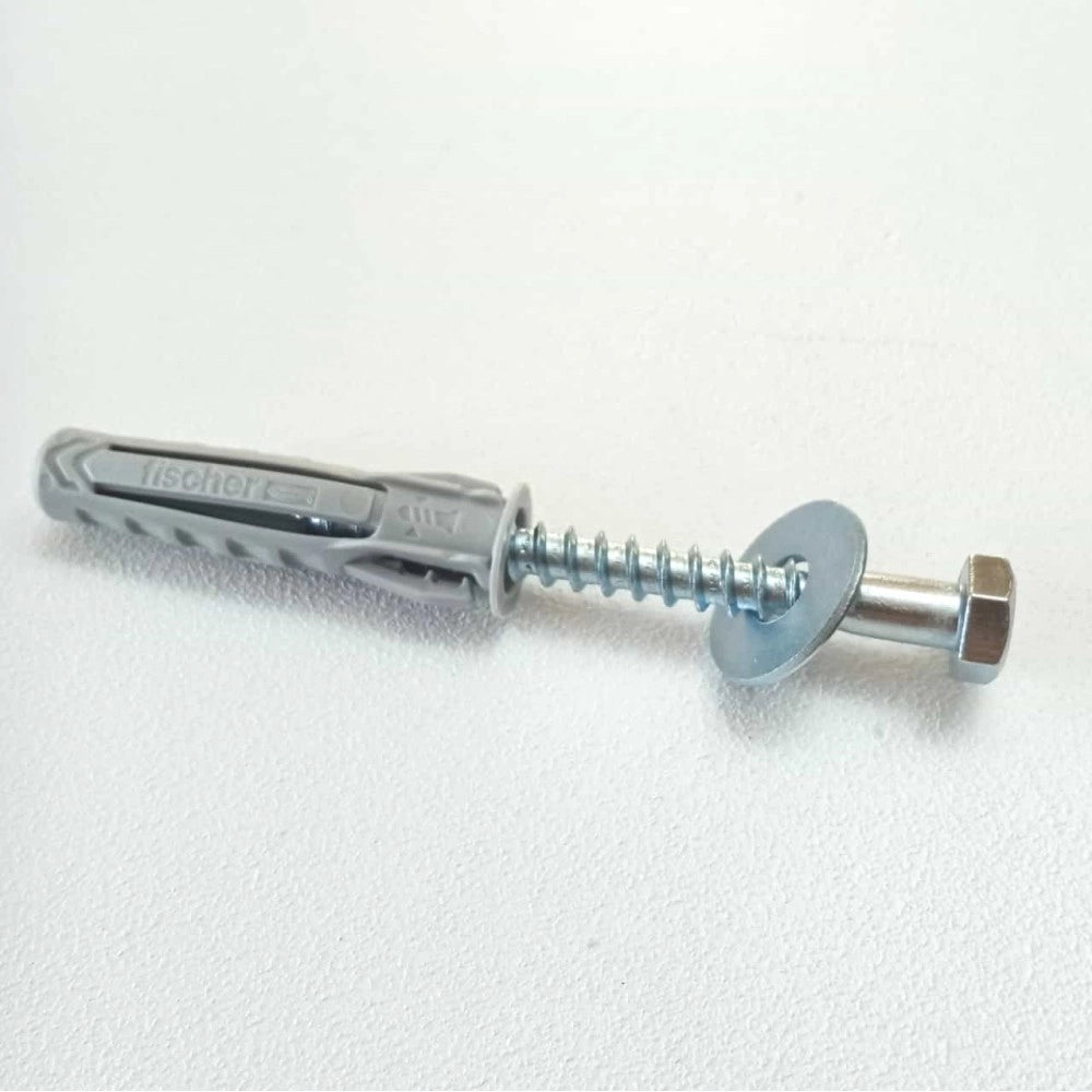 Tassello in plastica e vite te da 12 x 80mm - 2pz
