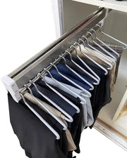 Stendardo per abbigliamento estraibile - attacco per abbigliamento regolabile - 1 pezzo - 30-80cm