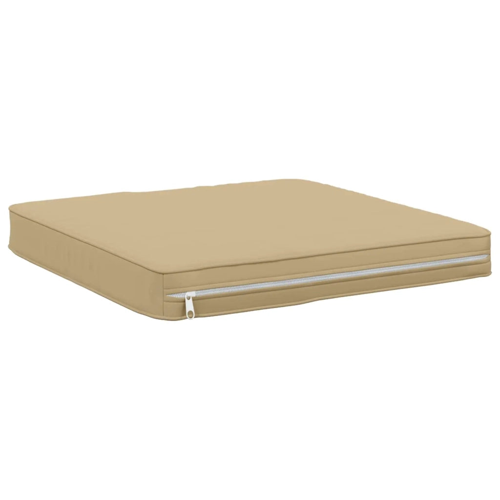 Cuscini per Sedia in 4 Pezzi VUGHT 4 pcs 100% Poliestere Beige 946280