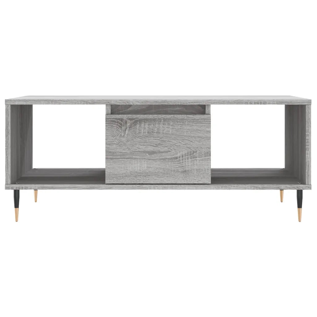 Tavolino salotto | Tavolino da caff¨¨ | Tavolino da Soggiorno Grigio Sonoma 90x50x36,5 cm Legno Multistrato