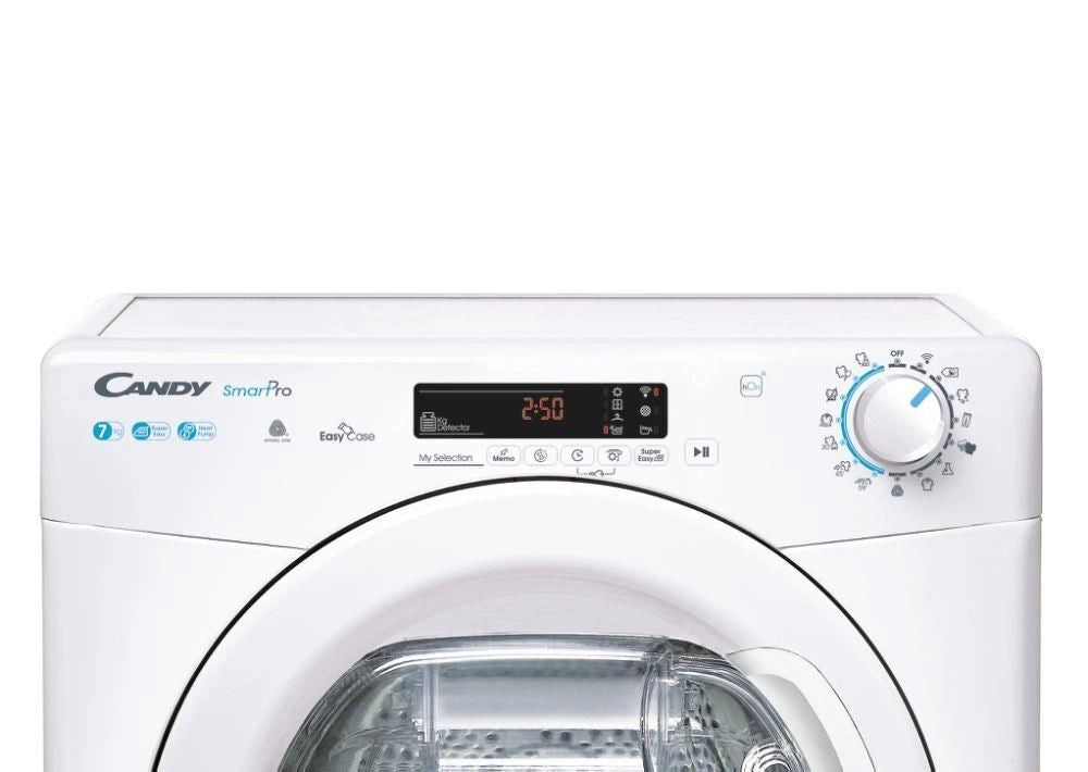Candy Smart Pro CSOE H7A2DE-S asciugatrice Libera installazione Caricamento frontale 7 kg A++ Bianco