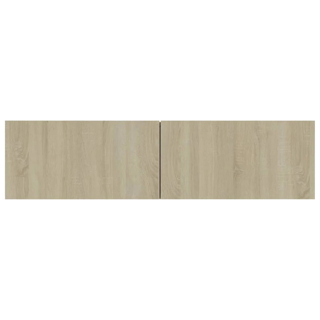 Mobile TV multimediale mensola TV credenza TV sala da pranzo soggiorno camera da letto rovere Sonoma 120 x 30 x 30 cm legno ingegnerizzato rovere Sonoma 02_0027460