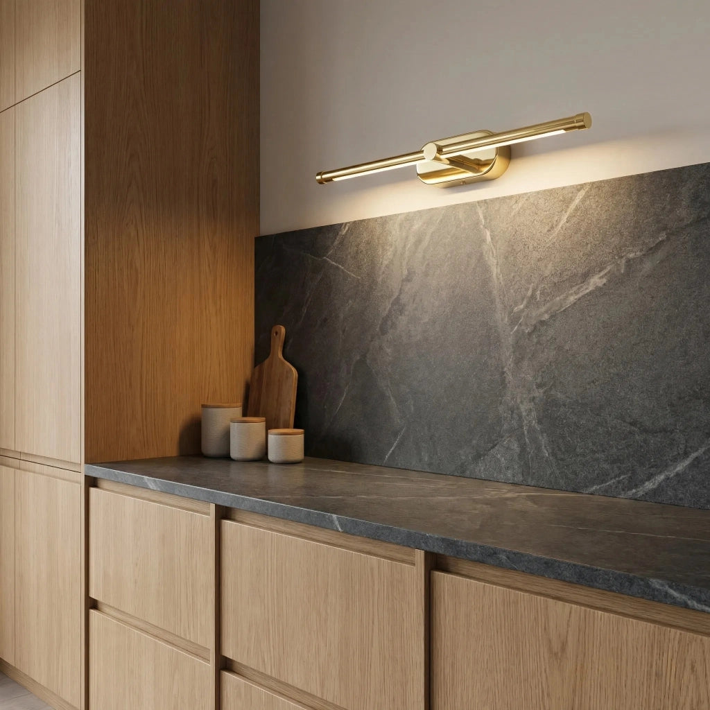 Applique Da Bagno Led APP1889-1W 40 Cm Gold