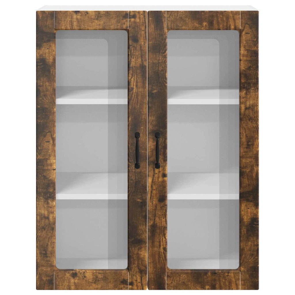 Pensile cucina con porta Lucca Rovere Fumo 80 x 31 x 100 cm 885160