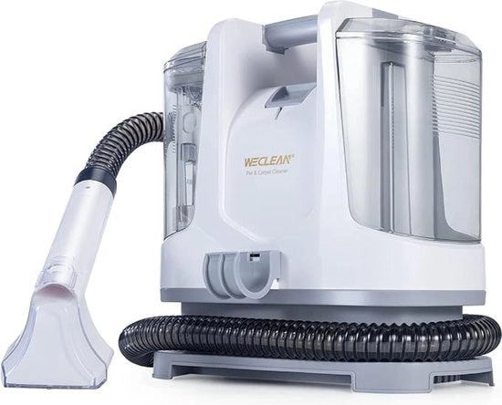 Pulitore di Macchie Potente – Pulitore di Tappeti – Aspirapolvere – Macchina di Pulizia – Per Famiglia con Animali da Casa – Design Compatto - Bianco