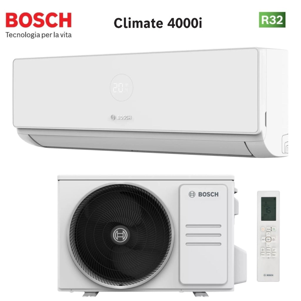 Condizionatore Bosch Climate 4000i 18000 Btu CL4000I-SET 52 WE R-32 Wi-Fi Optional
