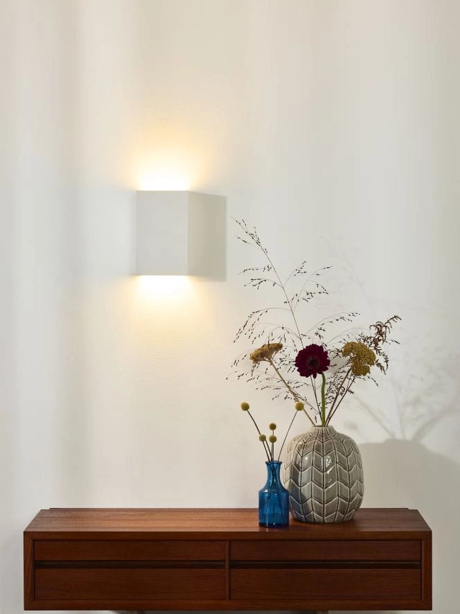 Lucide Gipsy applique in gesso bianco 1 luce G9 40W
