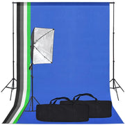 Kit studio fotografico con softbox e fondale nero 02_0042399