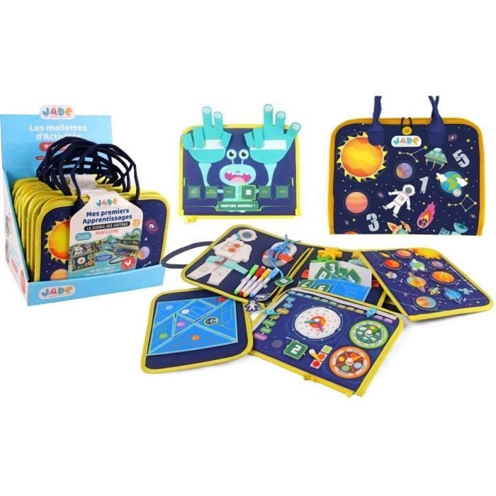 Custodia per Attività Spaziali - Montessori - JADE - Gioco Educativo - Viaggio - Sensoriale - Gioco per Bambini - Design Francese