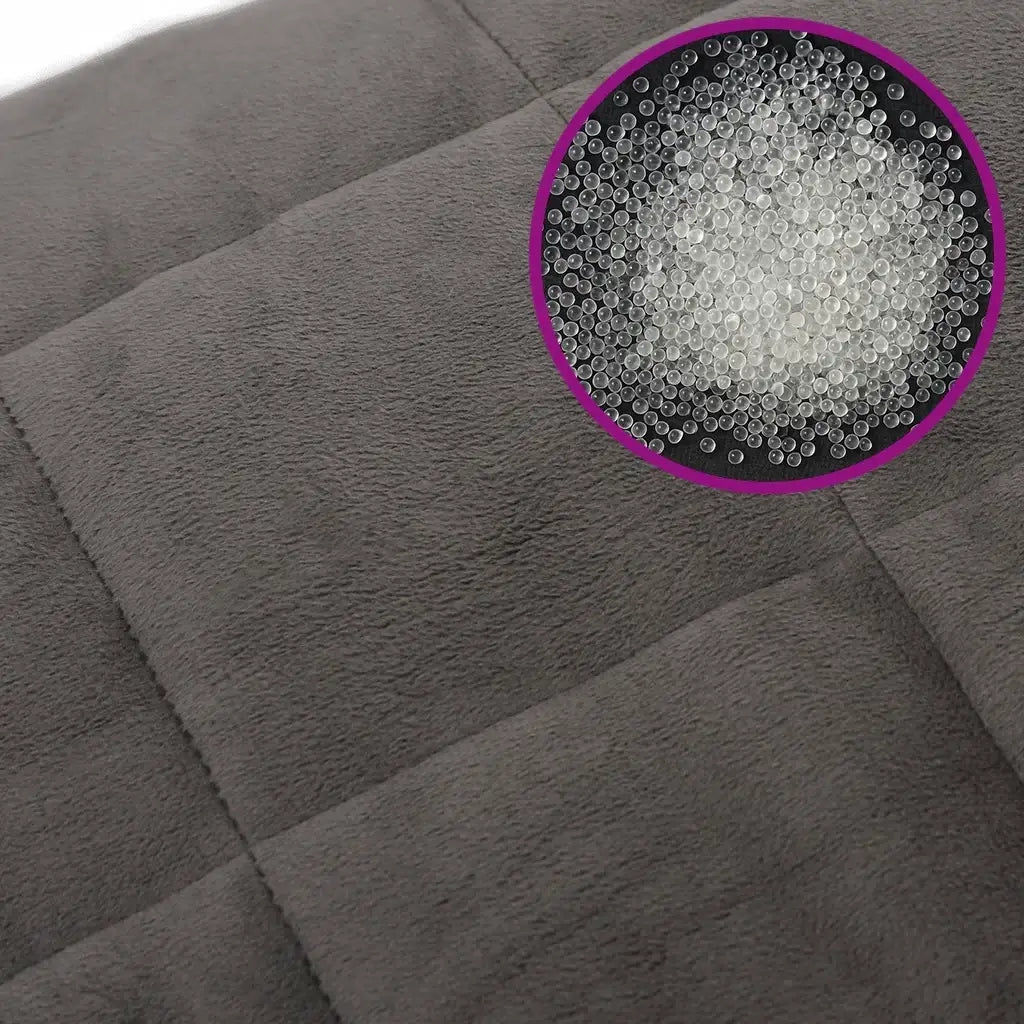 Coperta Ponderata Grigia 155x220 cm 11 kg Tessuto cod mxl 68408