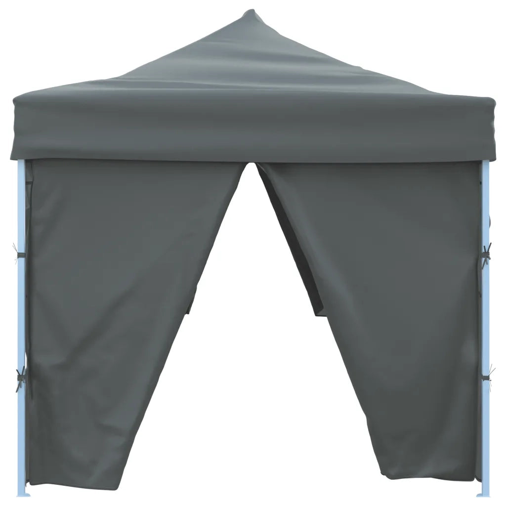 Tenda Pieghevole Pop-Up con 8 Pareti Laterali 870x291x315 cm Antracite 44982